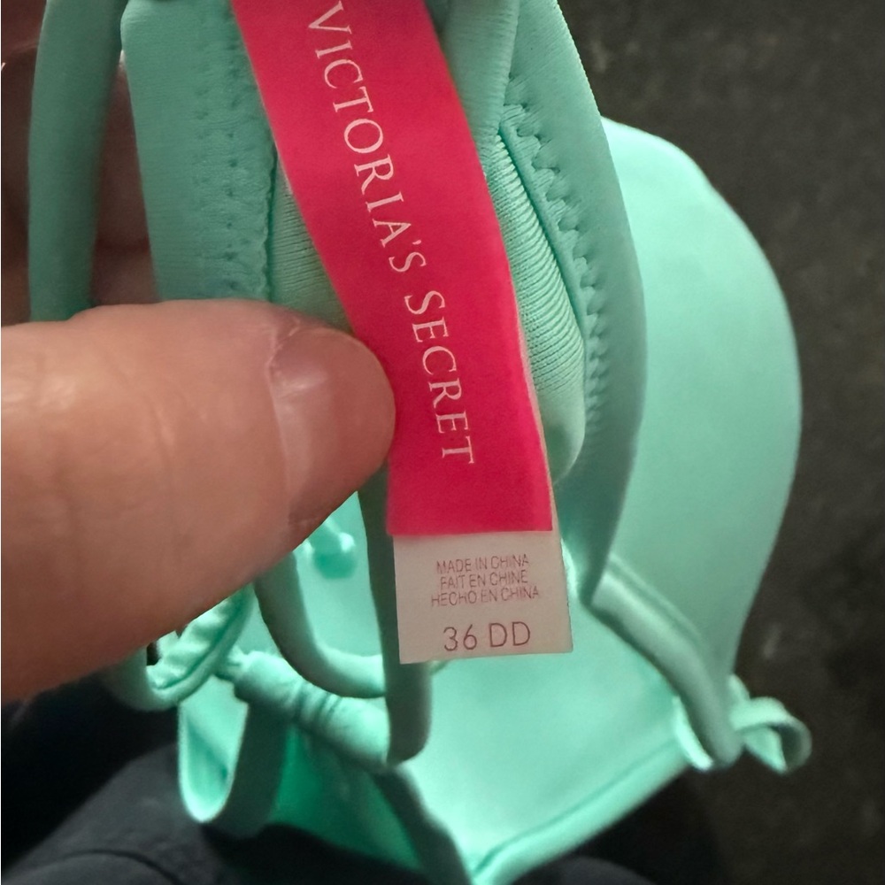 Victoria's Secret Sea Foam Swim Top - Picture 3 of 3